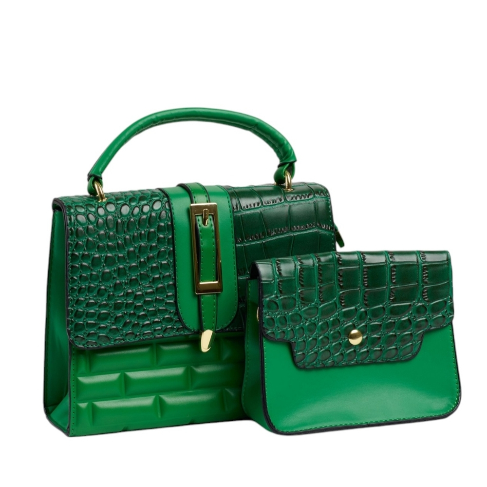 Green Crossbody Hand Bag
